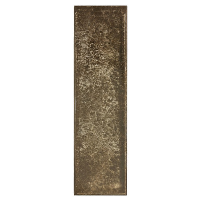 Alchemia 3" x 12" Glossy Subway Anthracite Brown Ceramic Wall Tile