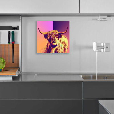 " Highland Cow Crush " by Epic Art Portfolio