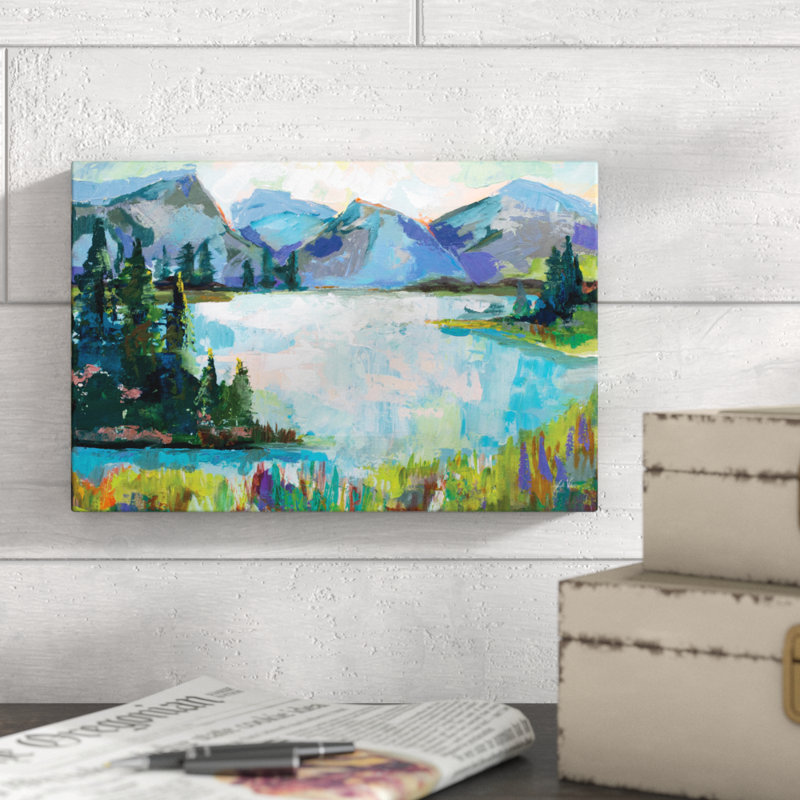 «Up North» par Jeanette Vertentes - reproduction d'art sur toile, H 8 po x l 12 po