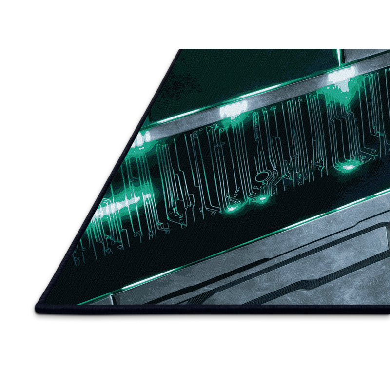 Solar Echo Rug, Square 7'