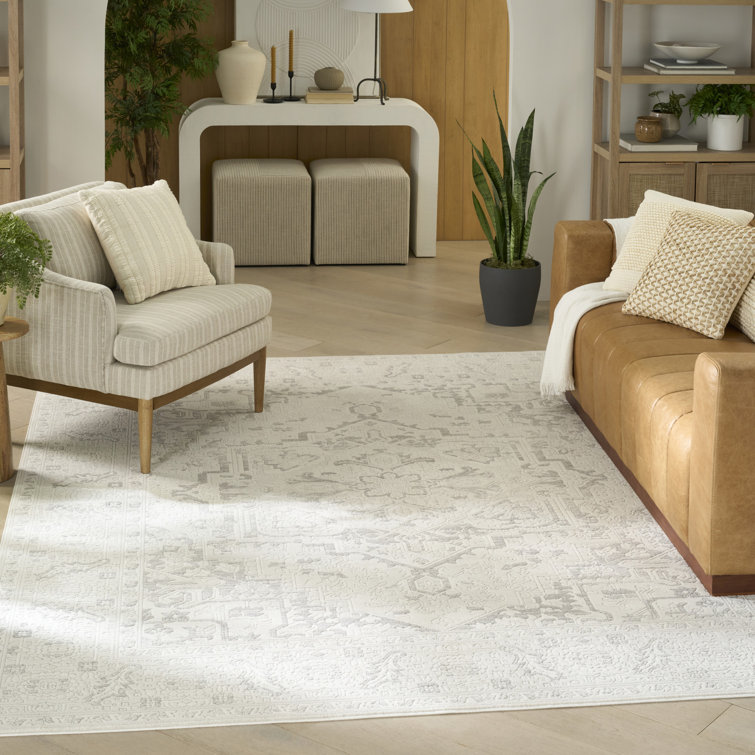 Tapis d'intérieur gris Nourison Grace