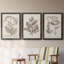 Midnight Tulip III - Ensemble de 3 cadres photo sur toile-856270381-856270417