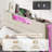 Upholstered Bed Frame with 2 Storage Drawers, Modern Queen Platform Bed with Charging Station & LED Light, No Spring Box Needed-1099011861-1099011860