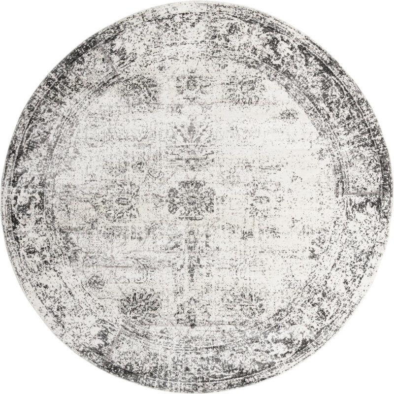 Pokorny Abstract Indoor Rug, Round 12'4"