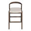Tabouret de bar d'intérieur en bois d'hévéa Balmain, ensemble de 2-710447157