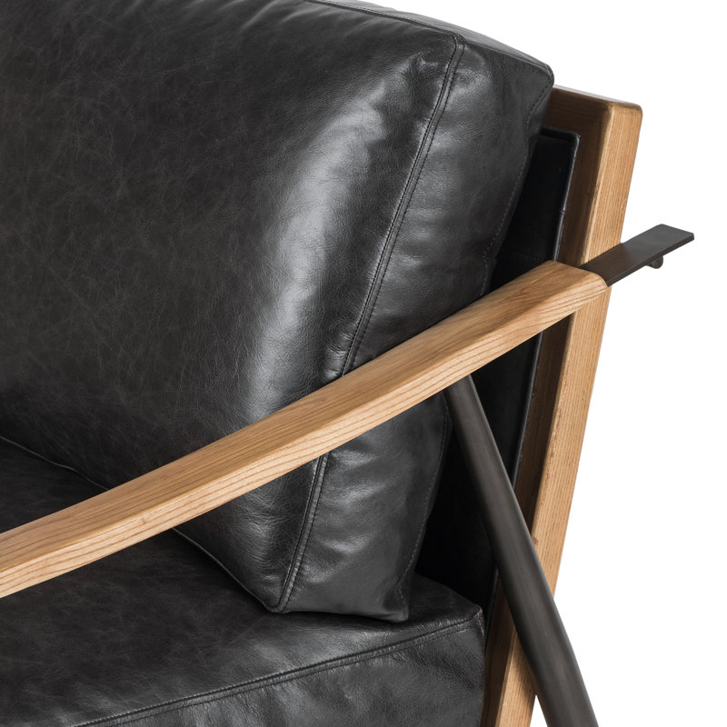 Kempsey Chair, Sonoma Black Genuine Leather