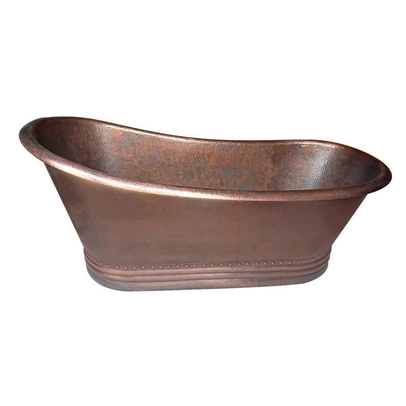 72'' x 20'' Soaking Copper Bathtub