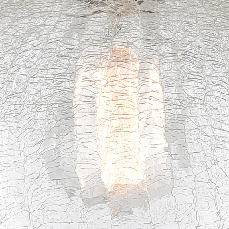 Plafonnier encastré 1 lumière 6,5 po Shauna, Ampoule non incluse, Chrome poli