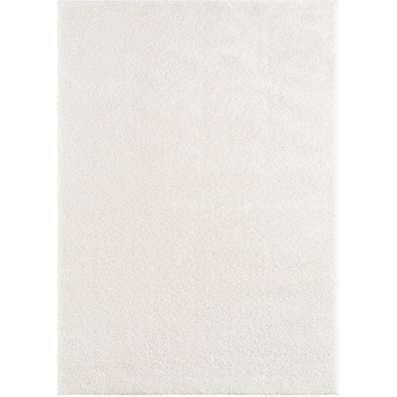 Ruglenza Shaggy Runner Rug - Soft Fluffy Long Hallway Carpet, Non Slip, Easy to Clean, Cozy Stylish Modern Rug, Cream