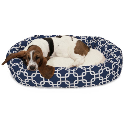 Links Geometric Polyester Pet Bed