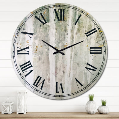 A Woodland Walk into the Forest V - Traditional wall clock