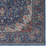 Breedlove Traditional Machine Woven Flatweave Blue and Ivory Area Rug with Non Skid Backing-506457382