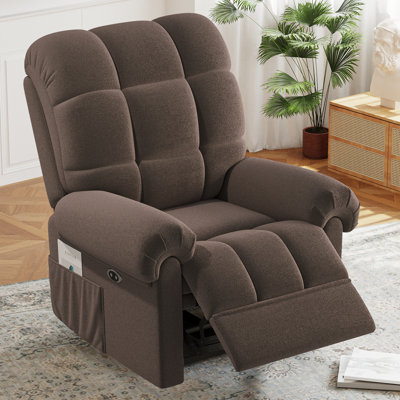 Addalynn 96cm Wide Swivel Standard Recliner