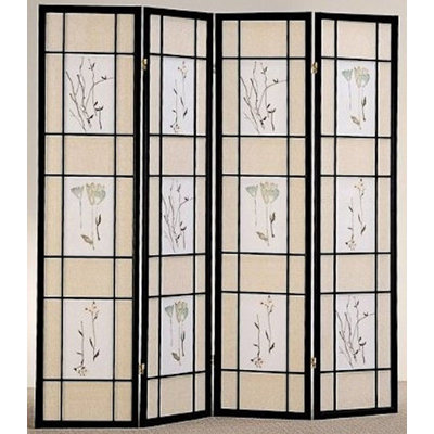 Boothbay Solid Wood Folding Room Divider