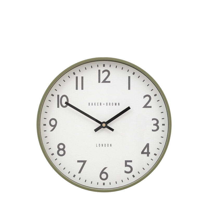 Norton Wall Clock 30cm, Green