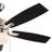 52-Inch Ceiling Fans with Lights, Pull Chain Control,  5-Walnut/Black Reversible Blades, Ceiling Fans for Bedroom and Living Room