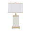 Lampe de table rectangulaire en céramique