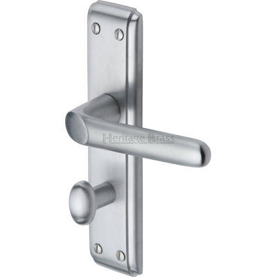 Heritage Brass Door Handle for Bathroom Deco Design