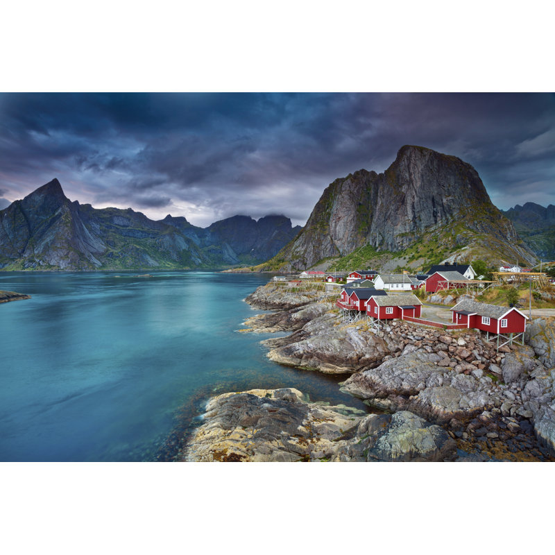 Norvège - Photographie sur toile tendue, L 12 po x H 8 po