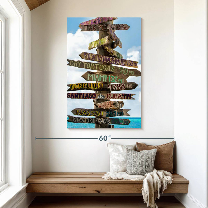 Panneau directionnel Aime Key West III, H 48 po x l 32 po