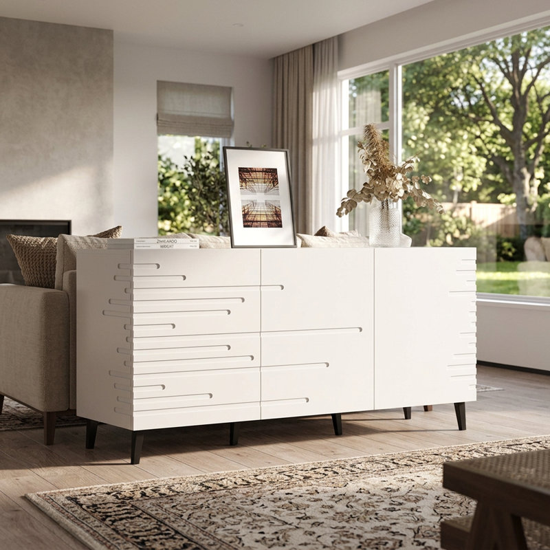 Buffet 61 "avec finition mat Nova, Blanc