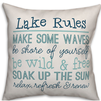 Outdoor Reversible Throw Pillow