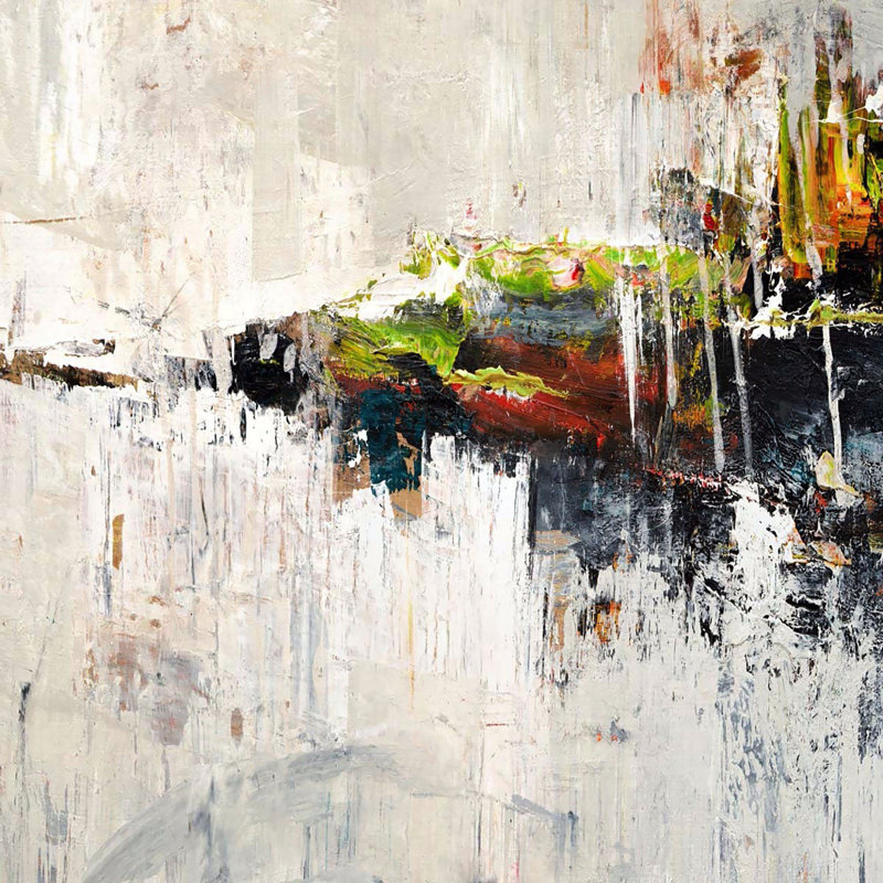 LAUNCH - Unframed Print on Canvas, Brown Framed Canvas, 24" H x 24" W x 1.75" D