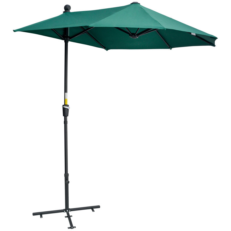 Zainab 200cm Balcony Parasol, Green