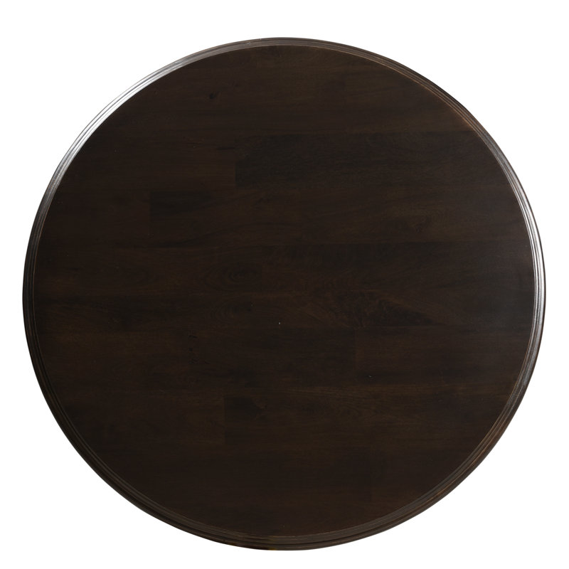 Nimes Round Solid Wood Dining Table, 48" L x 48" W