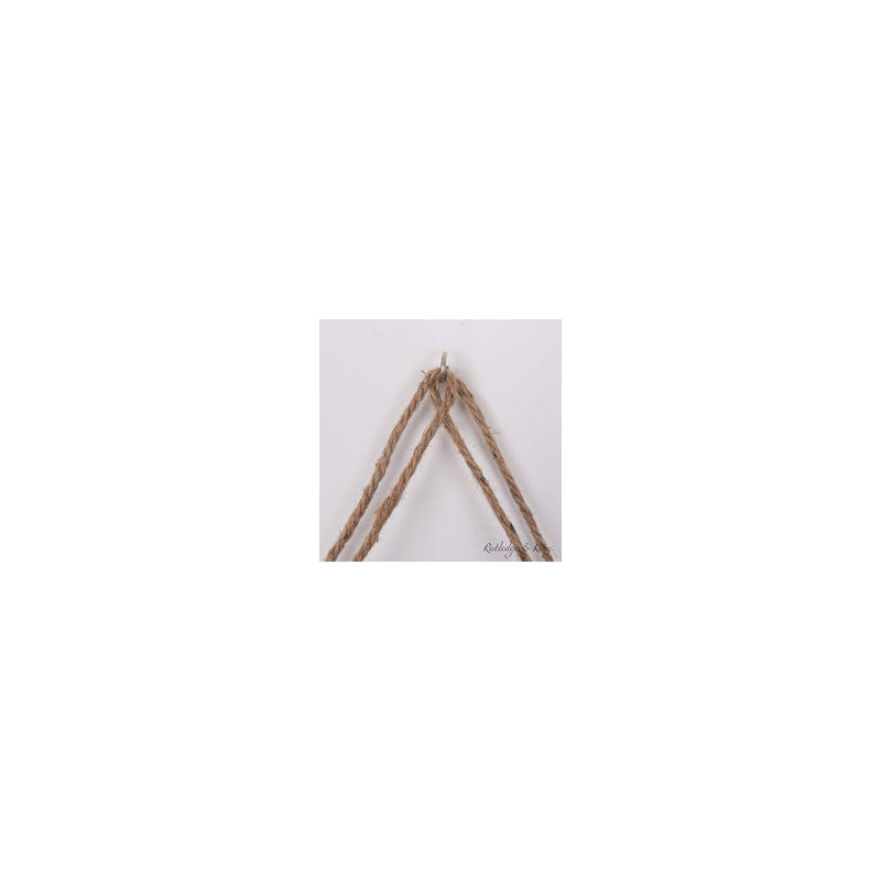 Triangle Wood Accent Shelf, Light Brown