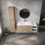 Meuble-lavabo mural 48 po avec lavabo et armoire d'appoint 48 po