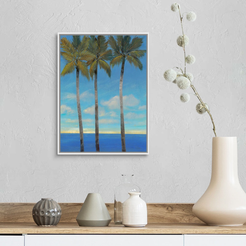 «Debout grand I», art mural, Toile avec cadre blanc, H 16 po x l 12 po x P 1,75 po