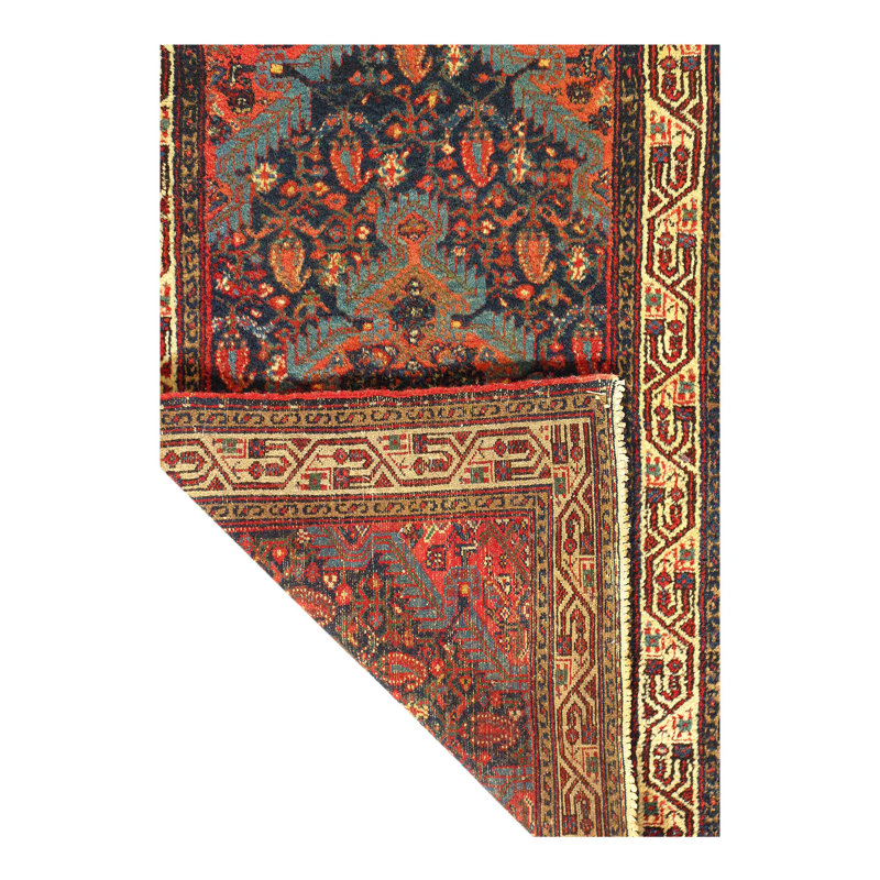 Antique One-of-a-Kind 2'6" X 4' Hand Knotted Area Rug