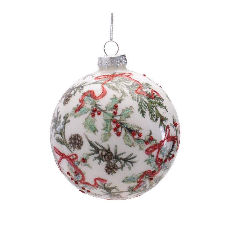 Ornement en verre Holiday (ensemble de 6)