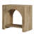 2 Tier Wood End Side Table With Innovative Arched Design-122720181