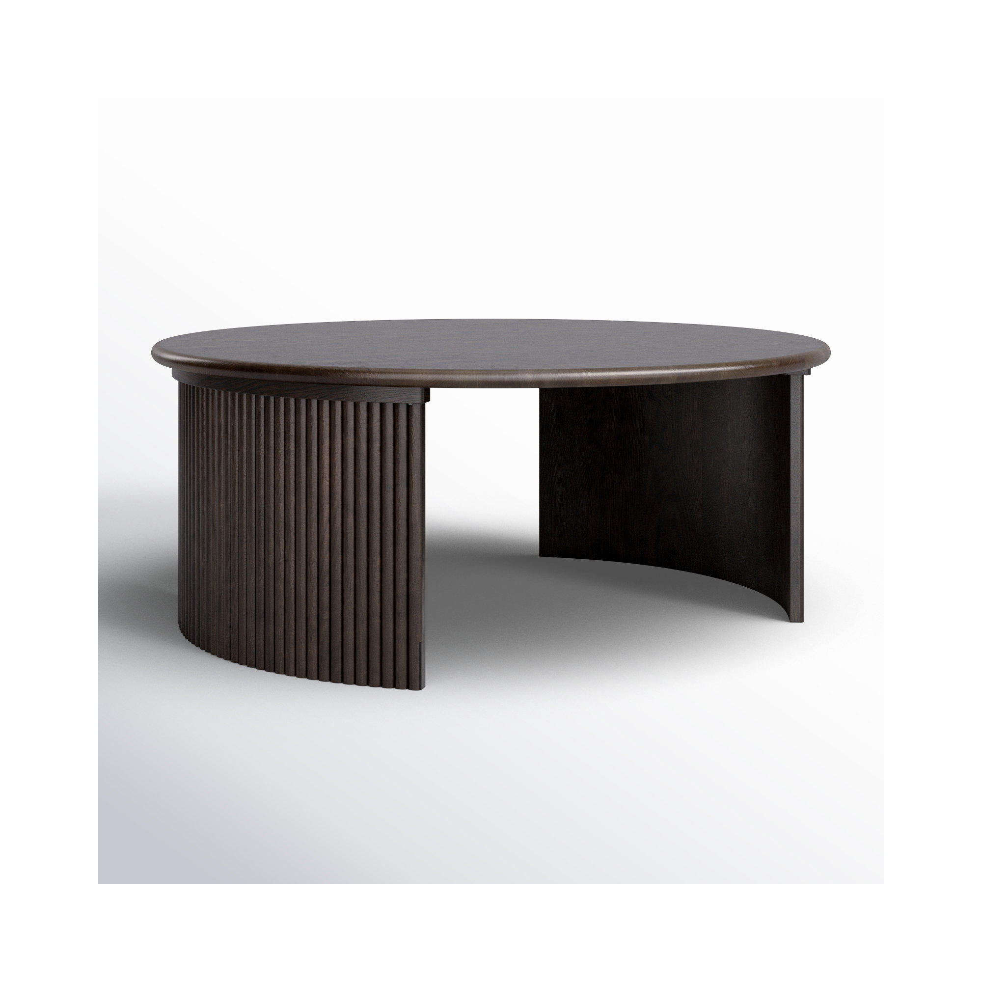 Wyat Small Coffee Table, Espresso, 15.75" H x 39" L x 39" W