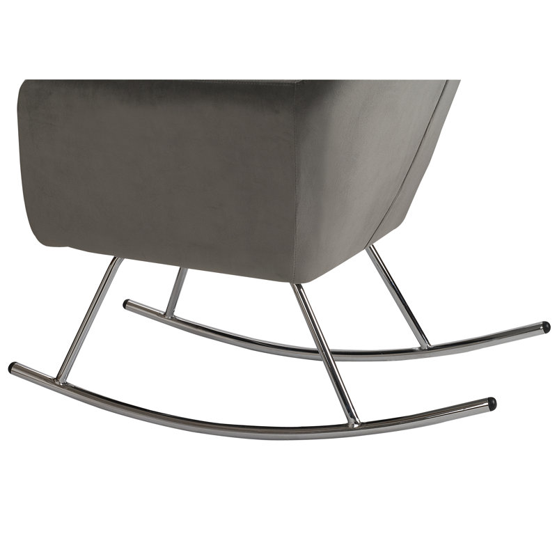 Chaise berçante Marcas, Gris
