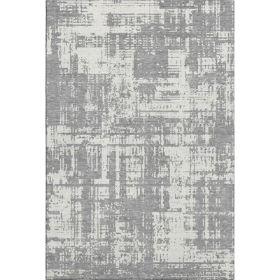 Premium Machine Washable Prisco Gray Rug