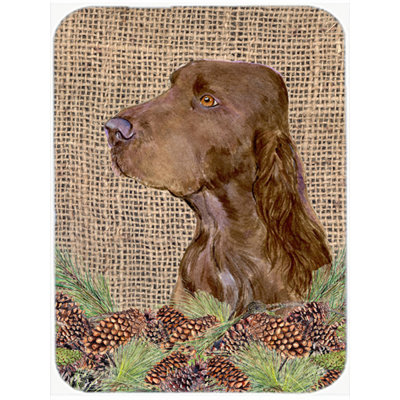 Caroline's Treasures Field Spaniel Glass Cutting Board
