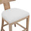Tabourets de comptoir rembourrés en tissu Sipos-579144106
