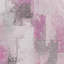 Tapis intérieur lavable abstrait rose et argent 9 pi x 12 pi