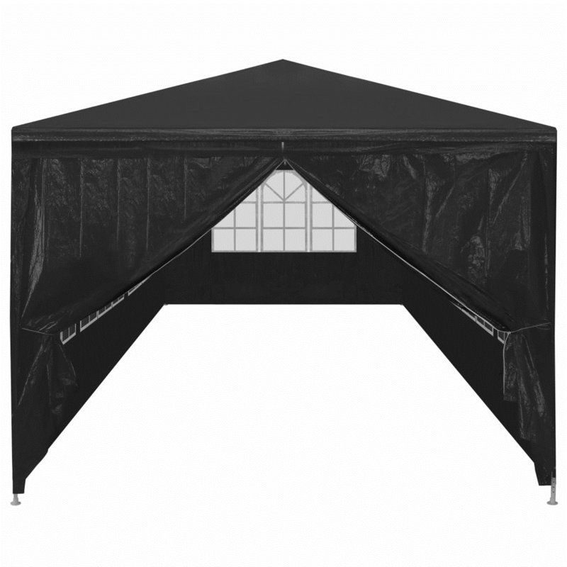 vidaXL Party Tent Anthracite, Anthracite, 10 ft x 13 ft
