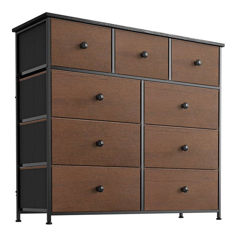 Commode 9 tiroirs Tyringham, Espresso