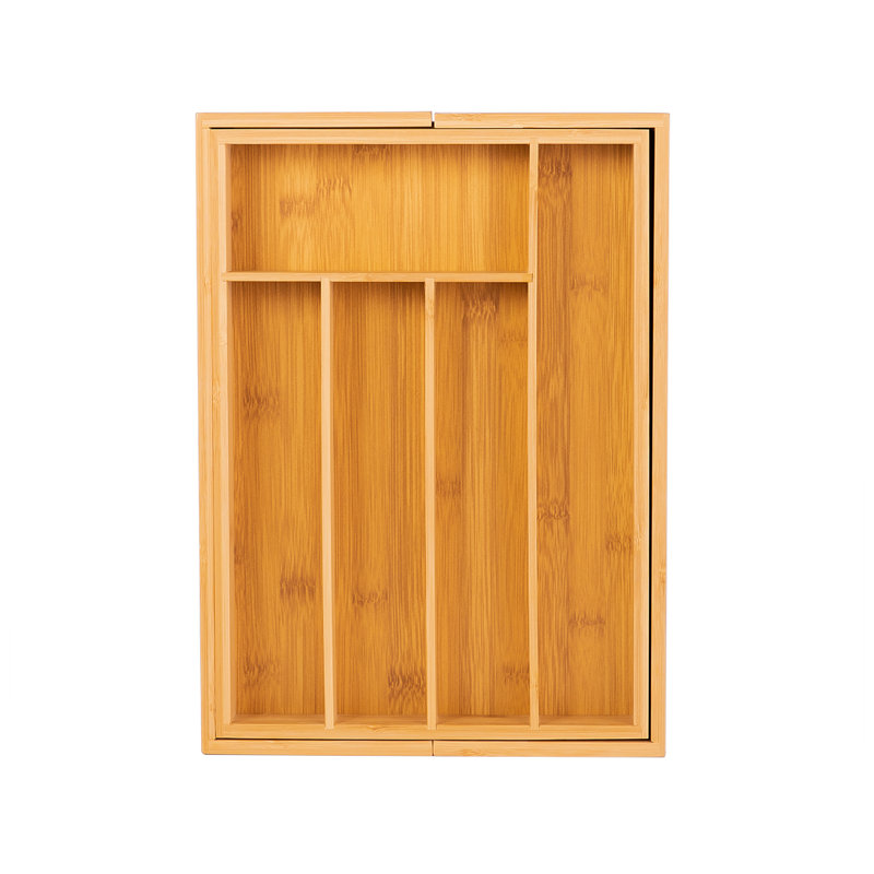 Bamboo Rectangle Cutlery Tray