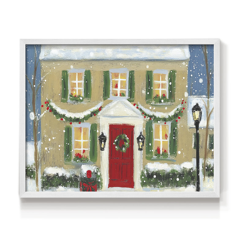«Chirstmas Art» DCxxi - reproduction encadrée, H 8 po x l 10 po, Blanc