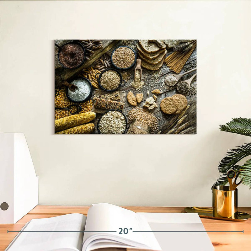 Yarlin Rustic Whole Grains, 8" H x 12" W
