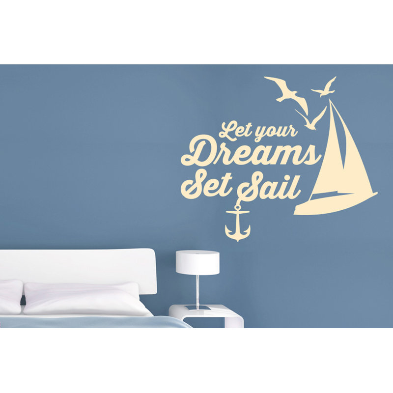 Nautical & Beach Wall Decal, Medium, Beige