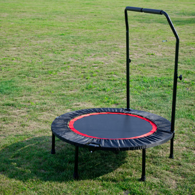 Mini trampoline d'exercice 40 "- charge maximale 300LBS, rebondisseur d'intérieur pour enfants et adultes
