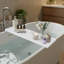 Tablette en acrylique pour plateau de baignoire
