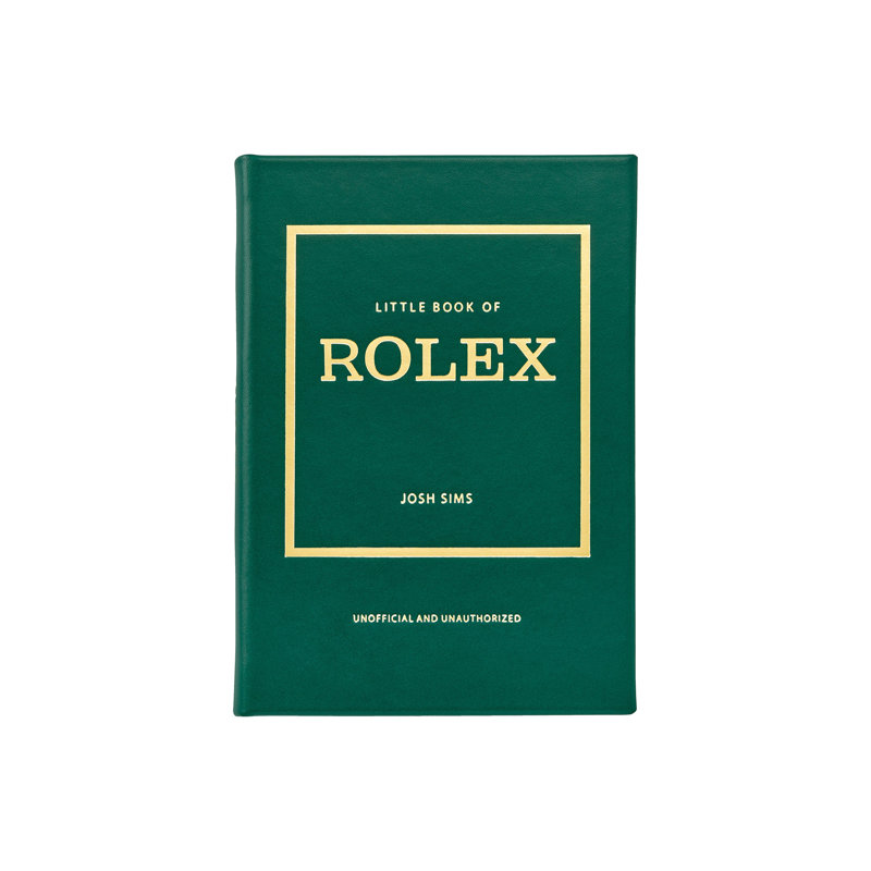 Graphic Image Little Book of Rolex. Coffee Table Book, Leather, Emerald